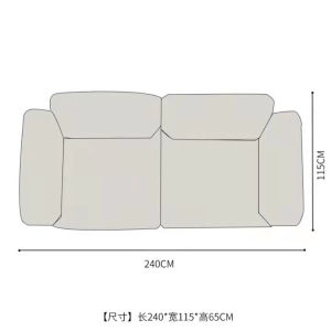 Modern Minimalist Italian Style Sofa Petal Shape Velvet Fabric Large Flat Layer Arc Corner Popular Model Comfortable Living Room