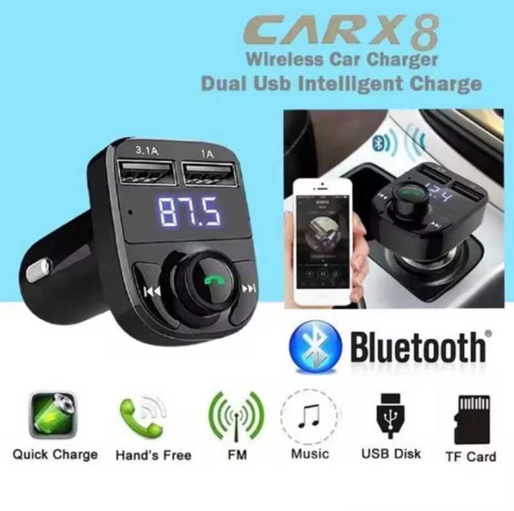 Car Charger Mobi FM Modulator Transmitter Audio Adaptor Bluetooth
