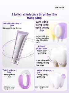 PROTEFIX | Whitening and Deodorizing Orthodontic Toothpaste