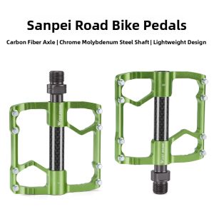 West Biking | Mountain Bike Carbon Fiber Three Bearings Pedal
