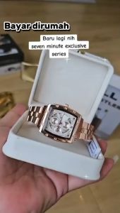 Original Jam tangan seven minute - Waterresistant Tahan air - Rantai stainless stell - Tanggal aktif - Jam tangan kasual wanita - Jam tangan terlaris - Bisa bayar dirumah