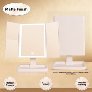 Adjustable Folding Lighted Makeup Mirror