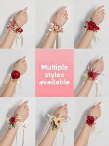 Bridesmaid Wedding Flowers Wraps Sensation Fairy Tale Sister Gang High End Korean Style Forest System Bridesmaid Hand Ring