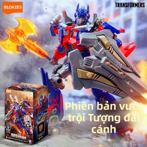 BLOKEES | Mô Hình Lắp Ráp Transformers Optimus Prime Có Cánh Cho Trẻ Em