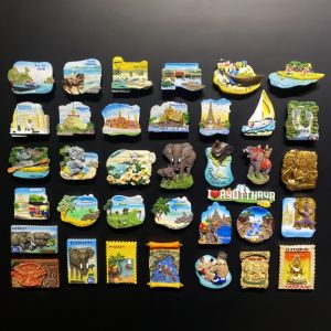 ของที่ระลึกที่สร้างสรรค์และแม่เหล็กสำหรับติดตู้เย็น ของขวัญท่องเที่ยวที่สวยงามและสร้างสรรค์ ภาพวาดและตกแต่งบ้าน