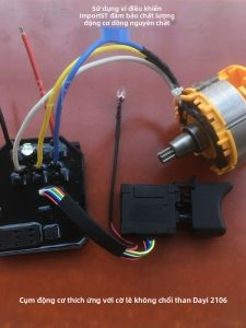 Bộ Động Cơ Điện Không Chổi than 4815 Bộ Phận Vít Điện Cho Mô Hình Lớn Phong Cách Đại Nghĩa 2106 Phụ Kiện Đa Năng Mẫu Mùa Thu