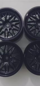 4PCS 52mm For 1:10 flat-running model car - drifting wheel frame electric car racing wheel hub multi-sided wheel