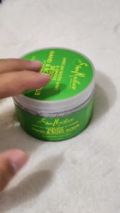 SheaMoisture African Water Mint & Ginger Detox Hand & Body Scrub with Activated Charcoal Opuntia Extract - Exfoliating Moisturizing Refreshing Skin Care 340g