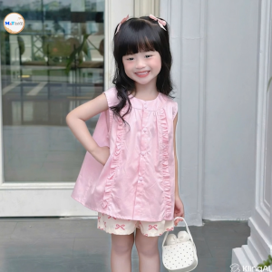 Bộ bé gái Khúc nhạc nơ hồng - MT 3245