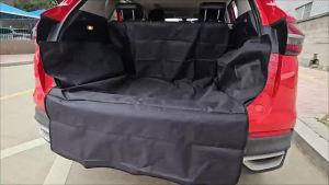 Waterproof 600D Oxford Cloth Dog Car Seat Cover Pet Travel Dog Carrier Car Trunk Mat SUV Cargo Liner For Dogs