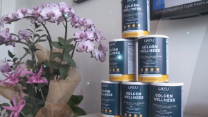Sữa Bột Lazu Golden Wellness Lon 450g Kết Hợp Mật Ong Manuka của New Zeland- dành cho người tiểu đường.
