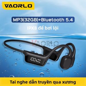 Tai Nghe Dẫn Truyền Xương VAORLO S10 Bluetooth Không Dây IPX8 Chống Nước Bơi Lội Máy Nghe Nhạc MP3 Tai Nghe Âm Thanh Nổi Hifi Có Mic