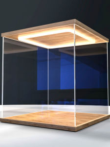 Acrylic Display Box for Figurines Blind Box Gundam Model Storage Dust Cover Stackable Dimensions Collectible Toy Organizer