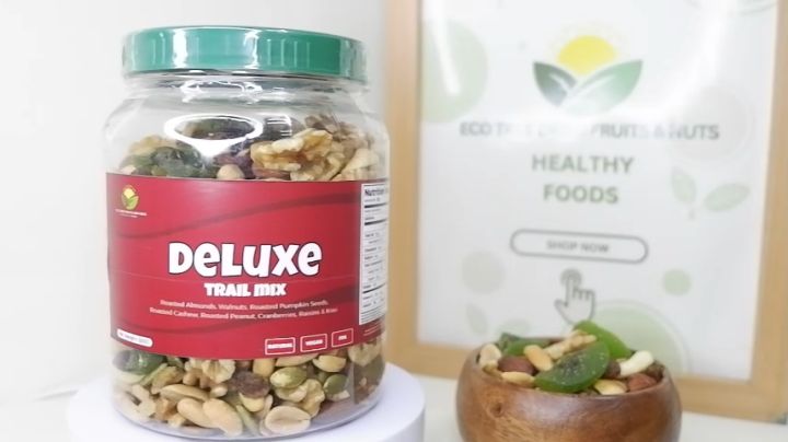 Deluxe Trail Mix 500g (Mixture of Dried Fruits and Nuts) | Lazada PH