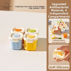 MODERN SWEETHOME | Food-grade Silicone Food Freezer Compartment Storage Box