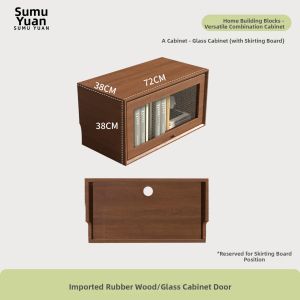 SUMUYUAN | Modular Freely Combinable Solid Wood TV Cabinet
