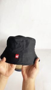 Bucket Hat Topi Double Side 2 Sisi Topi Bulat Kain Bolak-Balik Dewasa Pria Wanita Viral Premium Quality