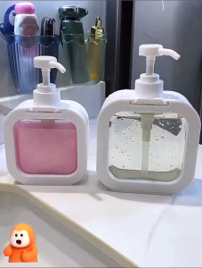 500ml Pump Bottle Dispenser Bottle Hand Sanitizer Dispenser Bottles Plastic Refillable Jar