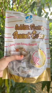 [NEW] TWINFISH GOLDEN PRAWN PEANUT CRISP 350G PEANUT SNACK BITES HALAL