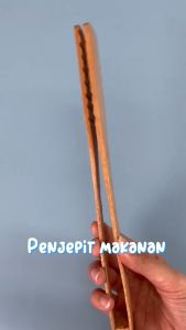 Spatula kayu panjang 34 cm/Spatula teflon anti gores /sotil kayu kotak