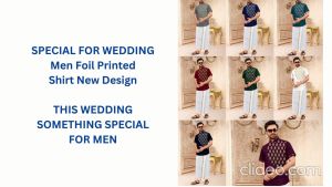 [Sedia sedia] perkahwinan khas lelaki Galaxy Foil cetak separuh lengan baju (menyampaikan 3-5 hari)