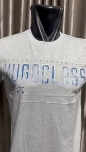 Kaos Pria Fashion HUGOCLASS Lengan Pendek Motif Terbaru Dengan Varian Misty Top Kasual Brand Dengan Tampilan kekinian