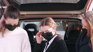 FriCARE Masks Size Made in USA by ECOGUARD Burgundy Face FSA Mask ASTN Level 3 Verified by Independent Labs 50 Pack