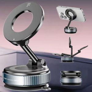 Giá Đỡ Điện Thoại Ô Tô Đa Năng Xoay 360 Độ °   Giá Đỡ Từ Tính Xoay Đế Hút Chân Không Cơ Khí Cho Giá Đỡ Từ Tính Định Vị