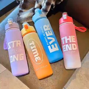 Sweet Shape 1000ml Tumbler Drinking Sports Plastic Outdoor Handle Water Bottle Tumbler