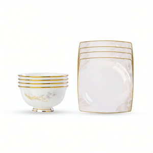 mornenjoy | Bộ Dụng Cụ Ăn Bằng Sứ Bone China Đẹp