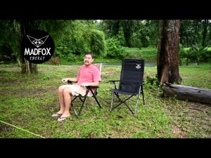 ✅ (พร้อมส่งทุกวัน) เก้าอี้ รุ่น Marble ปรับได้ 4 ระดับ เก้าอี้แคมปิ้ง MADFOX