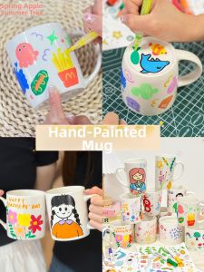 DIY Hand-Painted Mug Craft Kit Gift for Teachers
