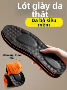 JIFANPAUL | Đệm Giày Kháng Khuẩn Khử Mùi Thoáng Khí Hấp Thụ Mồ Hôi Chống Sốc Dày Không Trượt Siêu Mềm