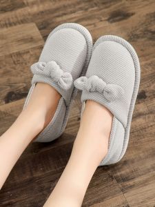 รองเท้าแตะสำหรับผู้หญิงหลังคลอดแบบสวมหัว รองเท้าแตะพื้นนุ่มสำหรับใส่ในบ้าน ฤดูใบไม้ผลิ ฤดูใบไม้ร่วง ฤดูหนาว รองเท้าแตะแบบสวมหัวที่สวมใส่สบาย