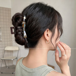 PINK EMPRESS | Ombre Bow Hair Clip for Voluminous Hair Elegance Back-of-the-Head Shark Clip
