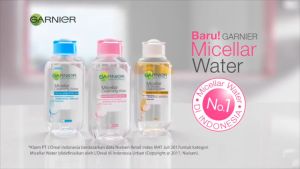 GARNIER Micellar Water Pink 125ml 400ml || Pembersih Make Up