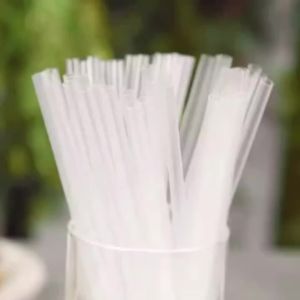 50-200PCS Disposable Transparent Straws Individually Packaged Straws Suitable for Home Party Drinks Milk Tea Milkshake Coffee