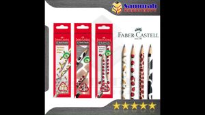 Pensil Kayu Faber-Castell 2B Motif Triangular / Faber Castell Segitiga Motif Lucu