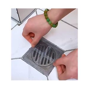 10 Miếng Lưới Lọc Rác Chống Tắc Set Lọc Rác Nhà Tắm Miệng Cống Thoát Nước Chặn Côn Trùng 10x10cm-ESTLA