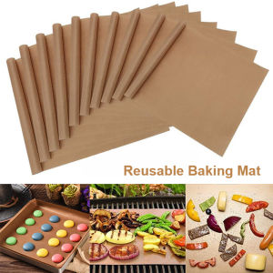 Resuable Baking Mat Sheet Non-Stick Baking Pad Heat Resistant Oven Liner Sheet Oil-Proof Baking Paper 40*30cm