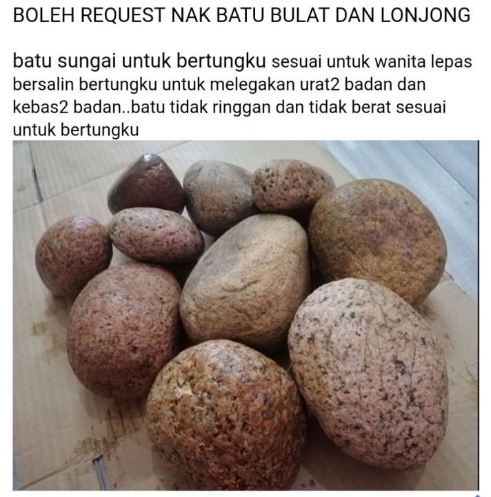 Batu Tungku Sungai Asli Ibu Bersalin Berpantang Bertungku Penjagaan