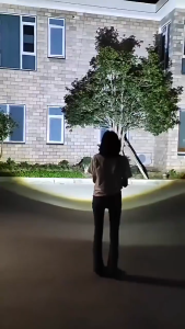 【YMJR】 L43 Senter LED Super Terang Jarak Jauh Anti Air Senter White Laser LED1000000 Lumens Original USB Rechargeable Zoom Flashlight with 18650 Baterai