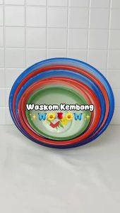 Mangkok / Baskom Enamel Kembang