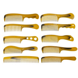 Thickened Bull Tendon Comb Portable Large Tooth Womens Special Long Hair Household Use Convenient Carry-On Hairbrush