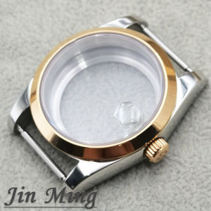 36mm/40mm S Crown NH35 Mens Watch Case Strap with Sapphire Glass High Quality Parts Compatible With NH34 NH35 Nh36 NH38 ETA2824