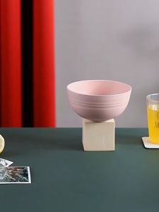 10 Pcs Round Color Plastic Bowl Rice Bowl Mangkuk Plastik Bulat Berwarna Diameter 12cm Depth 6cm