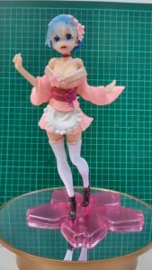 Action Figure RE:ZERO : REM - Miniatur Topper Kue Pajangan Re Zero Waifu KARA HAJIMERU ISEKAI SEIKATSU