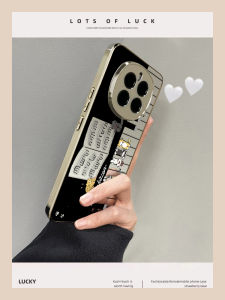 Honor Magic8 Phone Case Mirror Surface Cat Piano Music High Definition Full Protection Lightweight Luxury Anti-Fall Cover for Women