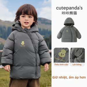 CUTEPANDAS | Áo Khoác Ấm cho Bé Mùa Đông Thu