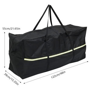 1/2Pcs Waterproof Storage Bag Large Capacity Dustproof Furniture Organizer 210D Oxford Fabric Garden Cushion Zipper Cover Bags
